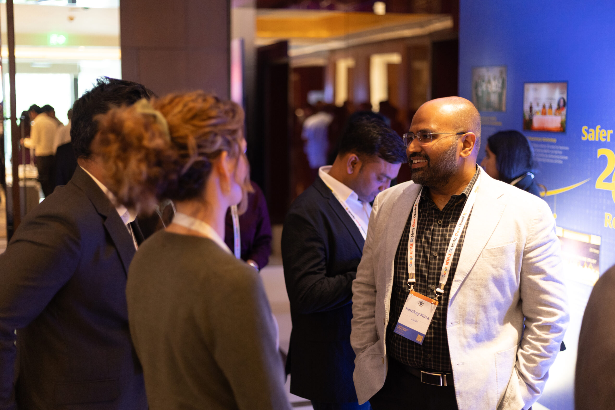 Networking at the Summit evening reception