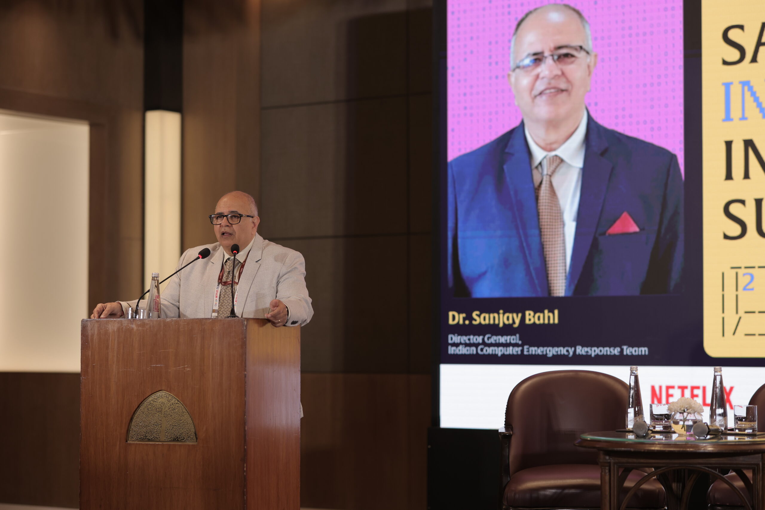 Speaker presenting at the Summit